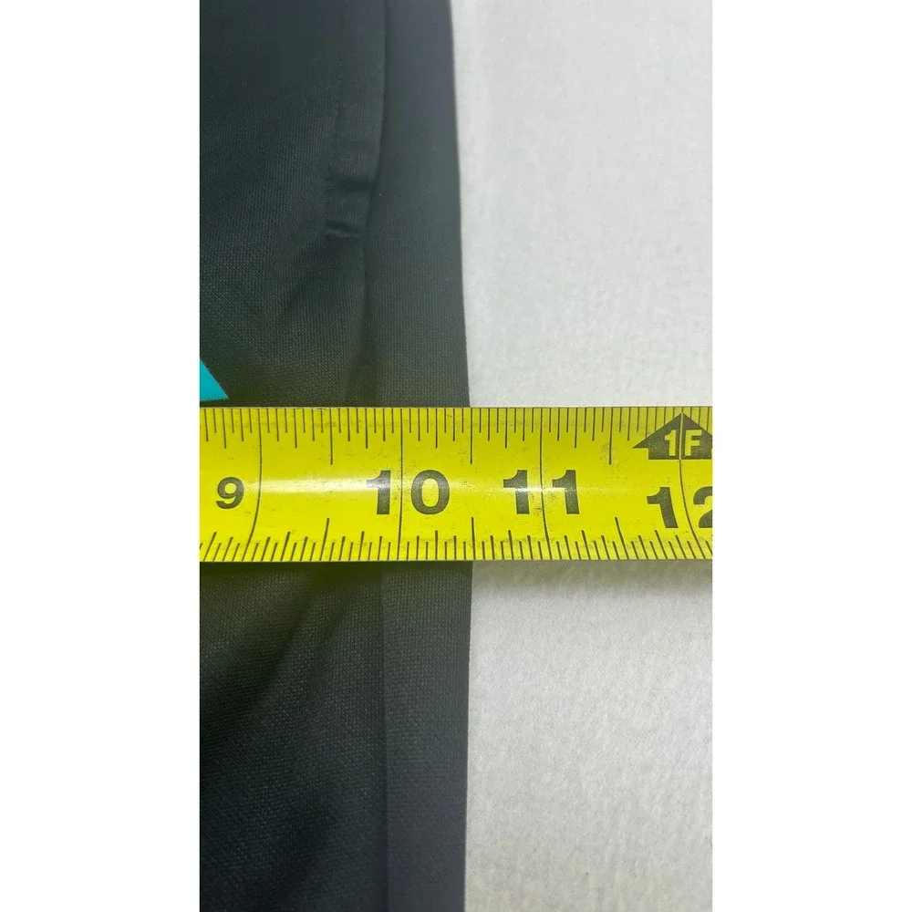Adidas Climalite Joggers Black Teal Stripe Athletic Pants Mens Large